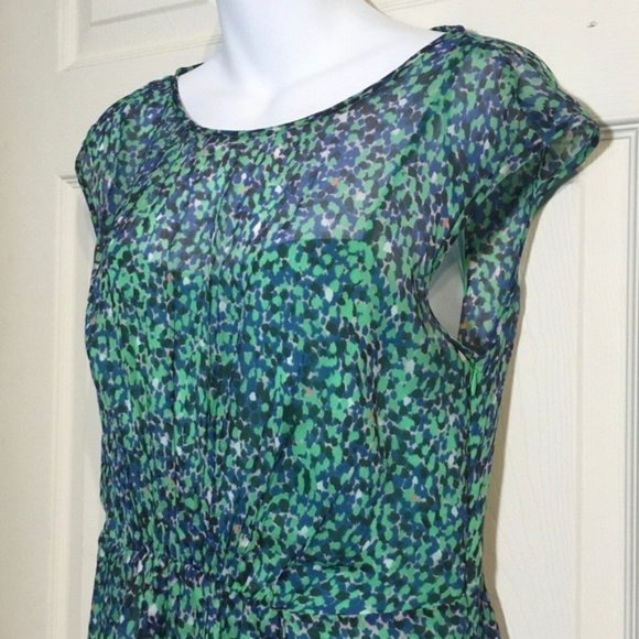 👗🌿 Green Spring Meadow J. Crew Dress - Picture 6 of 14